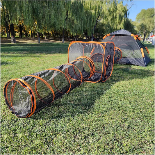 Pet Cage Cat and Dog Play Tunnel Tent