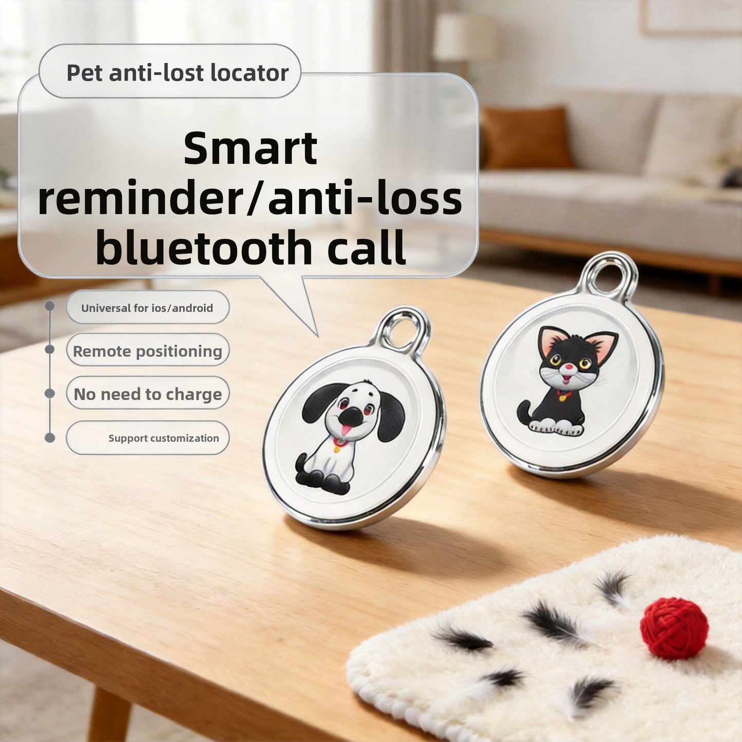 Bluetooth GPS Pet Location Tracker