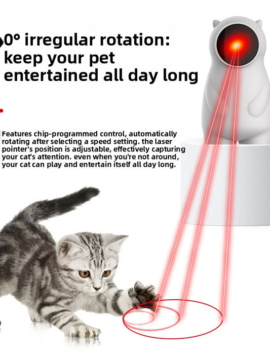 Automatic Rotating Cat Laser Teaser Toy