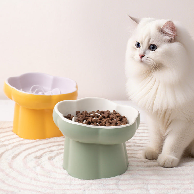 Ceramic Slow Feeder Pet Bowl