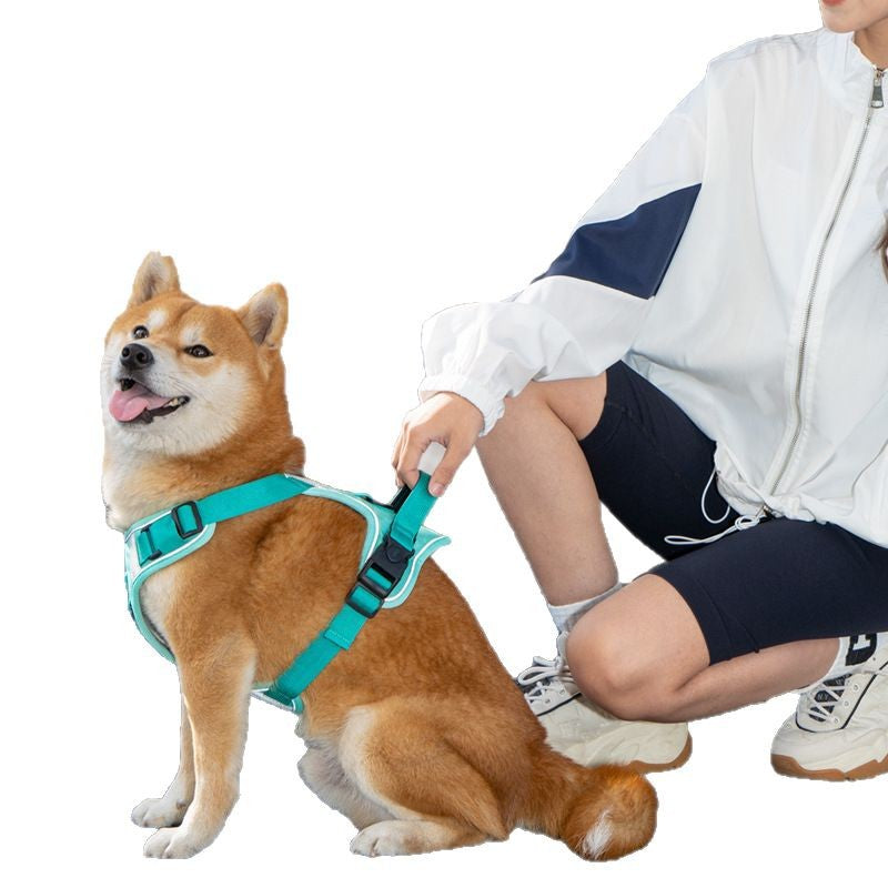 Dog Chest Strap Traction Rope Vest Type Large Dog Adjustable Traction Rope