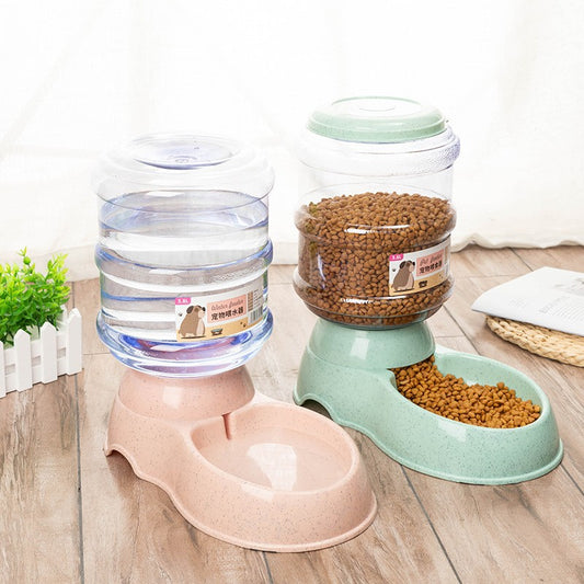 Automatic Pet Food and Water Dispenser