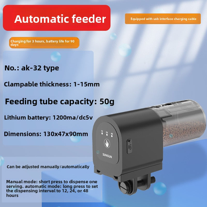Automatic Aquarium Fish Feeder with Timer