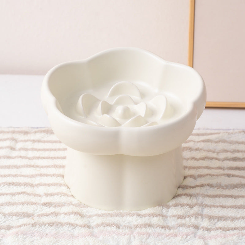 Ceramic Slow Feeder Pet Bowl