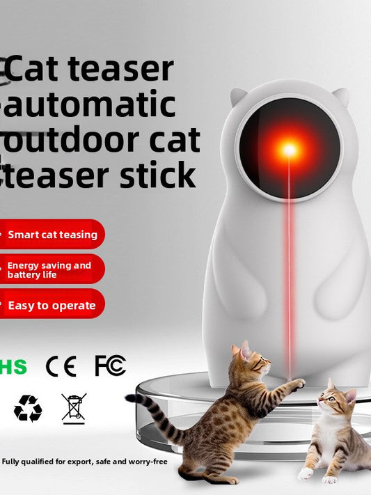Automatic Rotating Cat Laser Teaser Toy