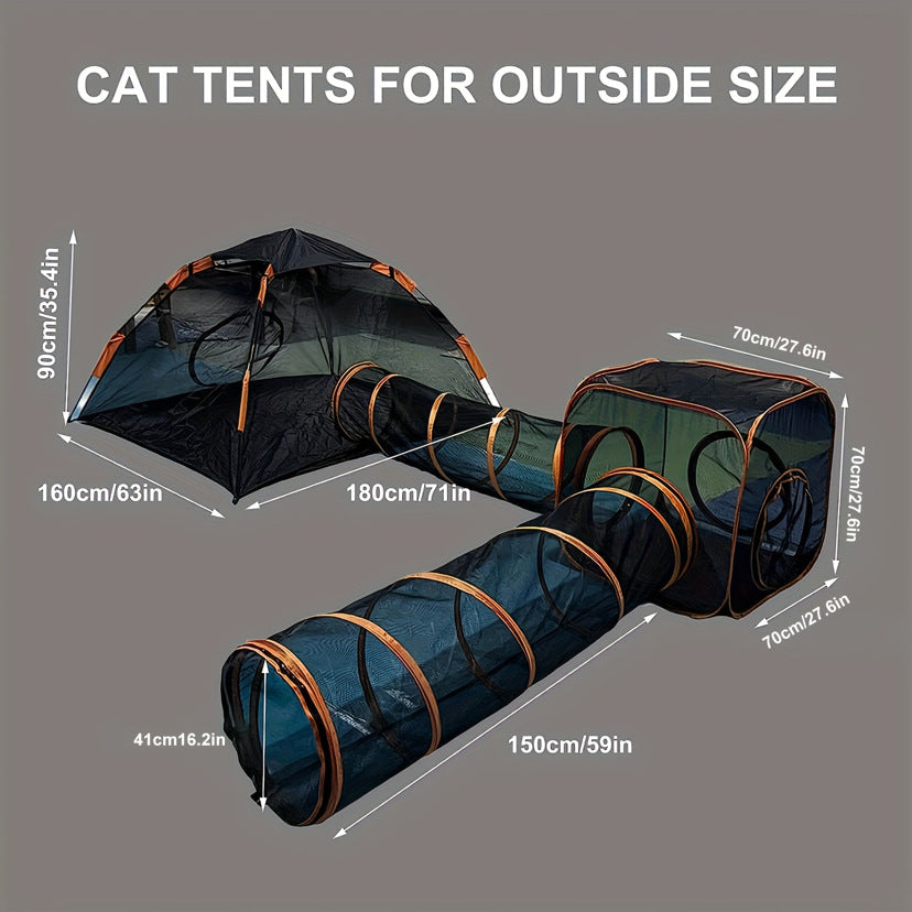 Pet Cage Cat and Dog Play Tunnel Tent