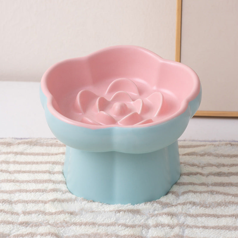 Ceramic Slow Feeder Pet Bowl
