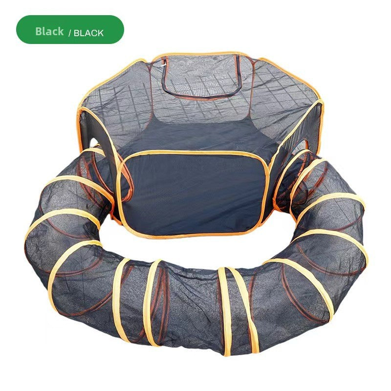Pet Cage Cat and Dog Play Tunnel Tent
